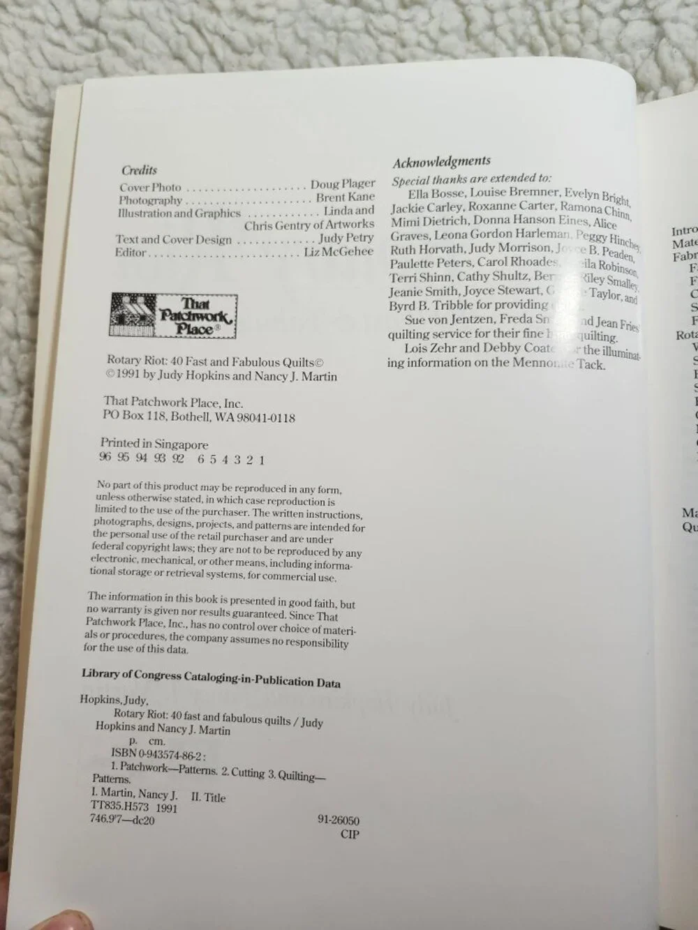 Rotary Riot 40 Fast & Fabulous Quilts Judy Hopkins Nancy J Martin Softcover - Picture 6 of 14